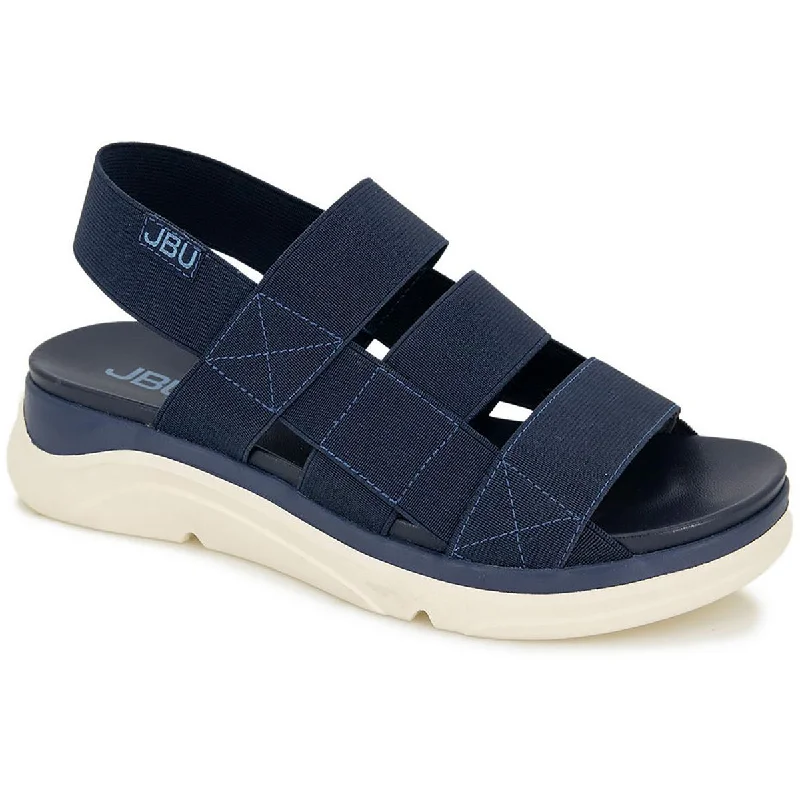 JBU by Jambu Womens Ava  Slip On Outdoors Slingback Sandals Combat - Inspired Military Boot Look  