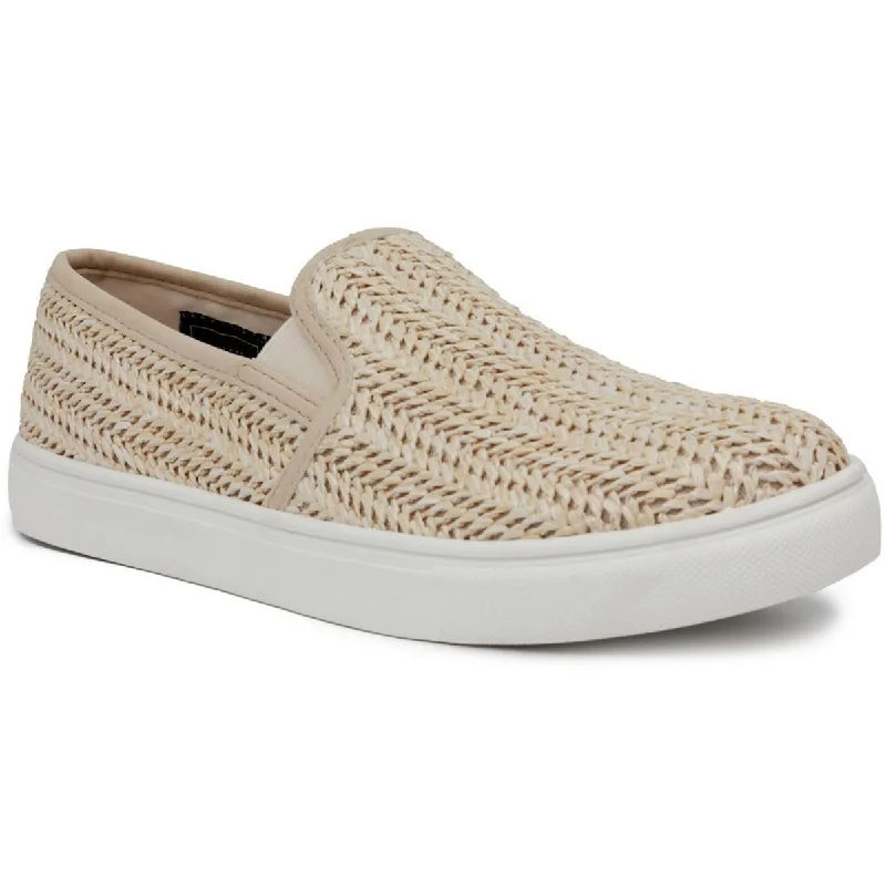 Jones New York Womens SILINE Laceless Slip On Slip-On Sneakers Quilted Shoe Design  