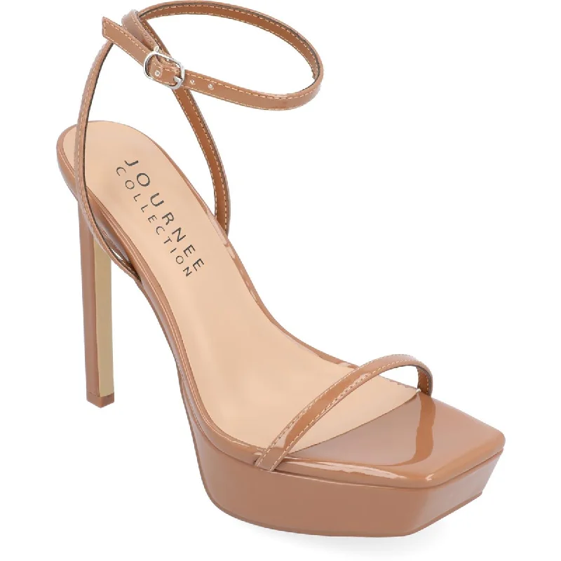 Journee Collection Womens TELILAH Square toe  Pumps Two - Tone Shoe Design  