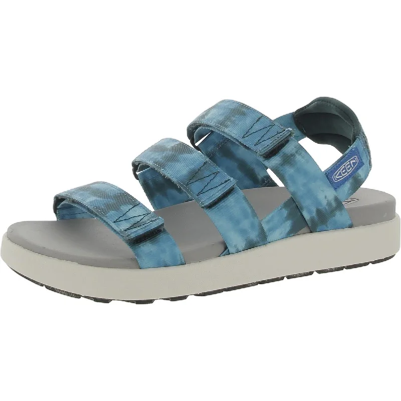 Keen Womens Elle Strappy Adjustable Cushioned Footbed Slingback Sandals Edwardian Shoe Look  