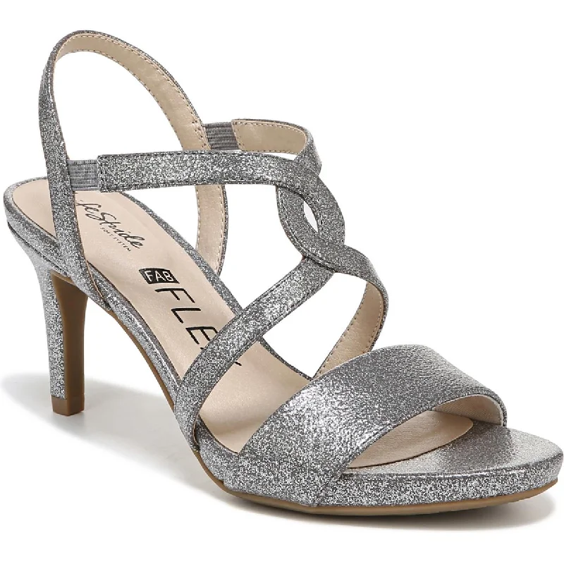 LifeStride Womens MINGLE Open Toe Ankle Strap Pumps Skateboarding Sneaker Style  