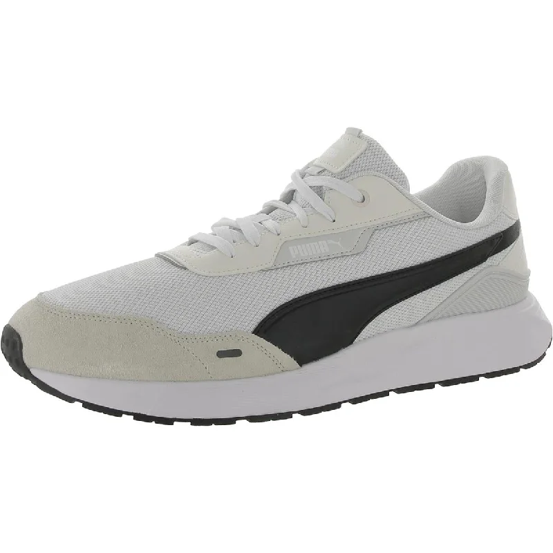 Puma Mens Runtamed Plus Fitness Workout Running & Training Shoes Checkered Shoe Pattern Look  