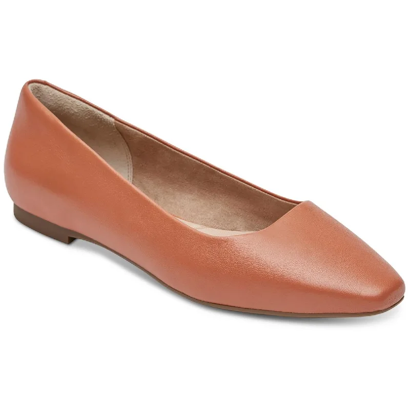 Rockport Womens LAYLANI PLAIN B Leather Laceless Flat Shoes Suede Desert Boot 