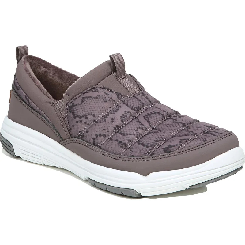 Ryka Womens ADEL Water Repellent Laceless Slip-On Sneakers Striped Shoe Style  