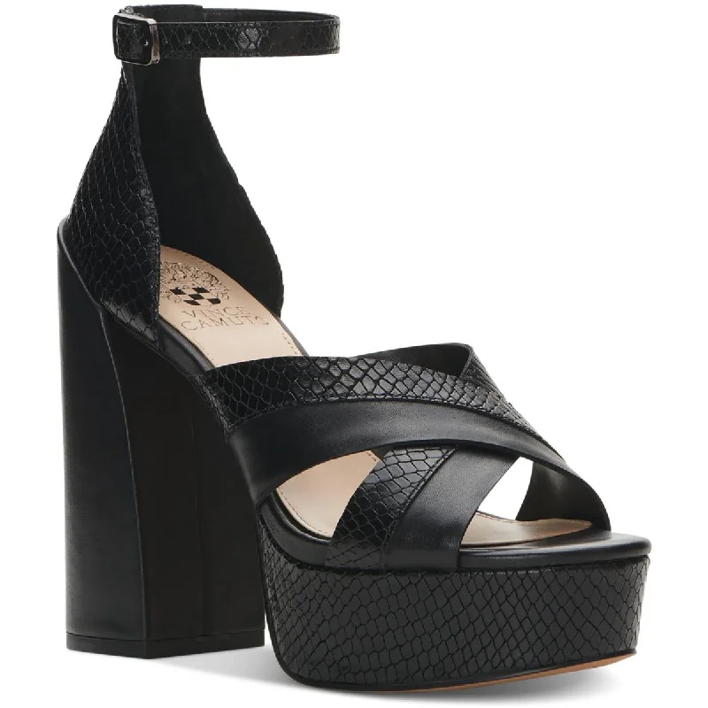 Vince Camuto Womens GRUELIE Comfort Insole Platform Block Heels Rubber - Sole Plimsoll Look  