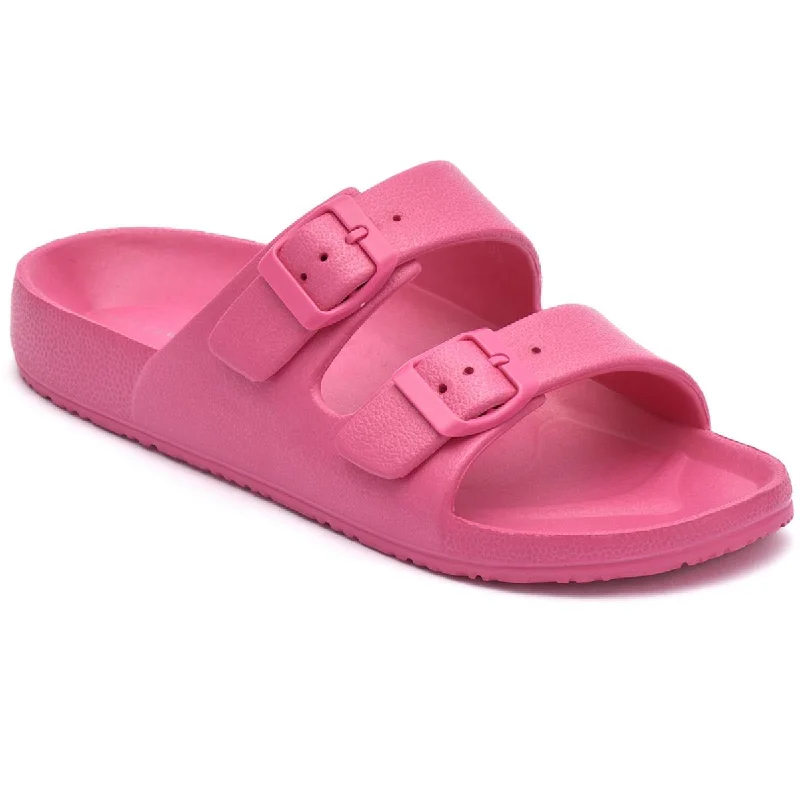 Vince Camuto Womens Mandial Footbed Slip On Slide Sandals Memory - Foam Slipper Look  