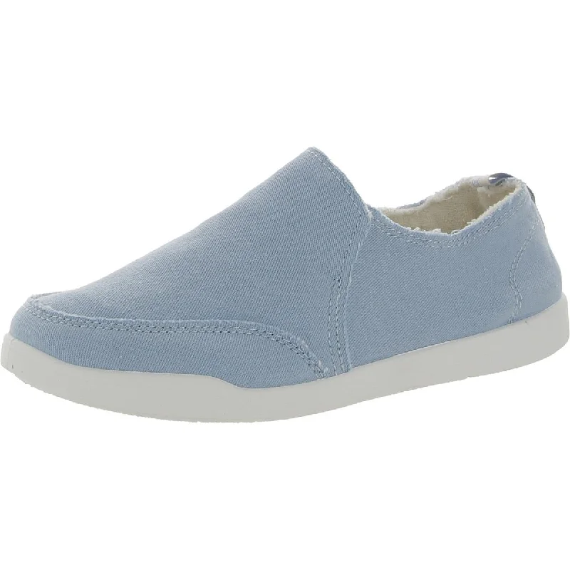 Vionic Beach Womens Malibu Canvas Lifestyle Slip-On Sneakers Moccasin Soft - Sole Style  