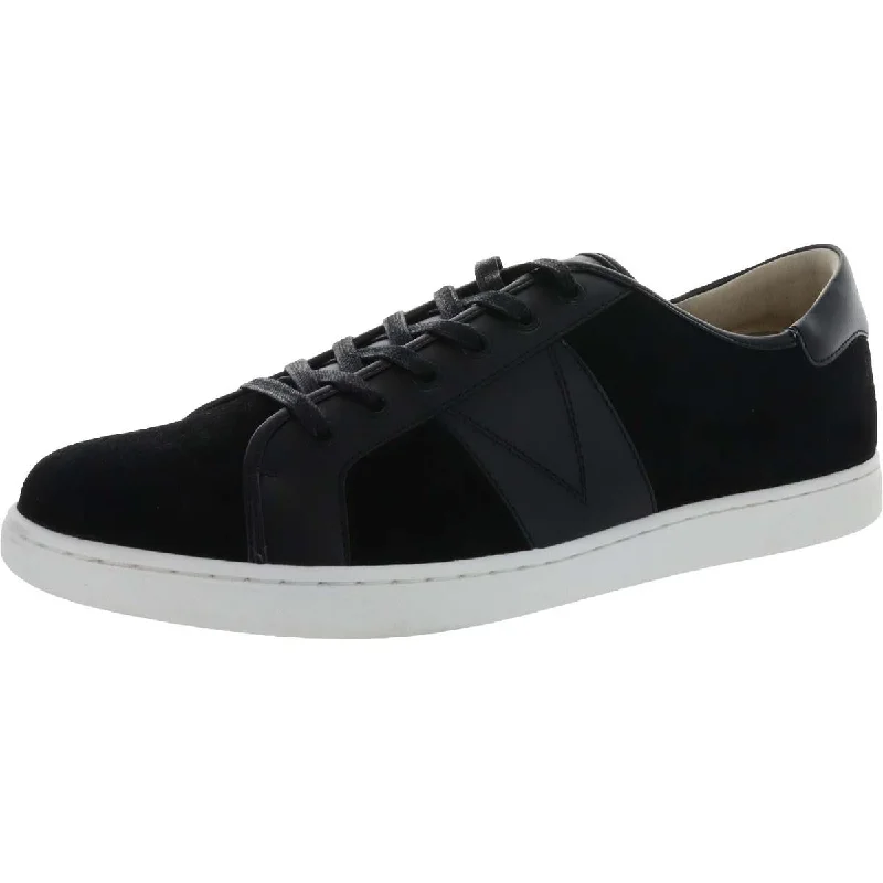 Vionic Mens Jerome Suede Lace Up Casual Shoes Retro Plimsoll Style  