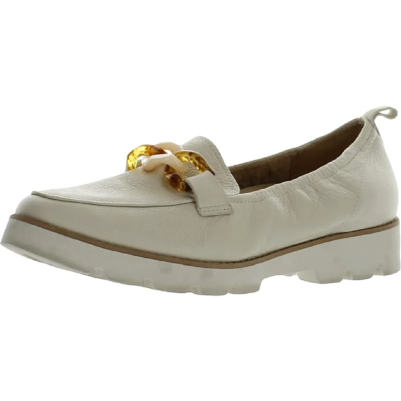 Vionic Womens Cynthia Leather Slip On Loafers Tailored Oxford Style 