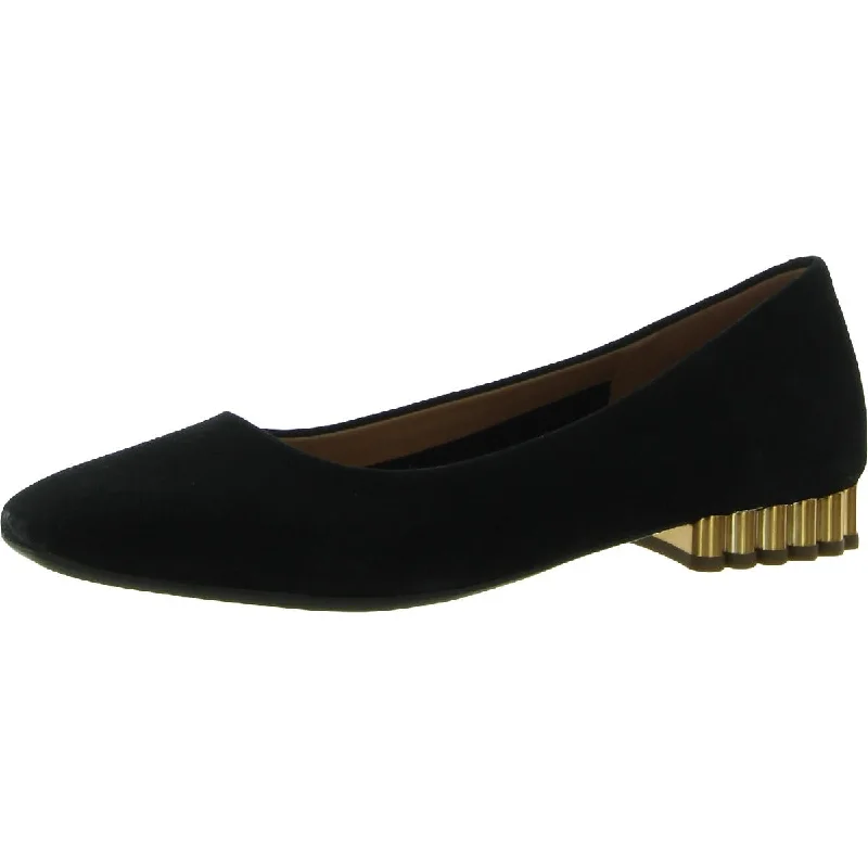 Vionic Womens Luxana Square Toe Flats Shoes Glow - in - the - Dark Shoe Design  
