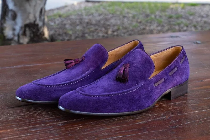 Style: 1377-05S-Purple Comfortable Derby Style  