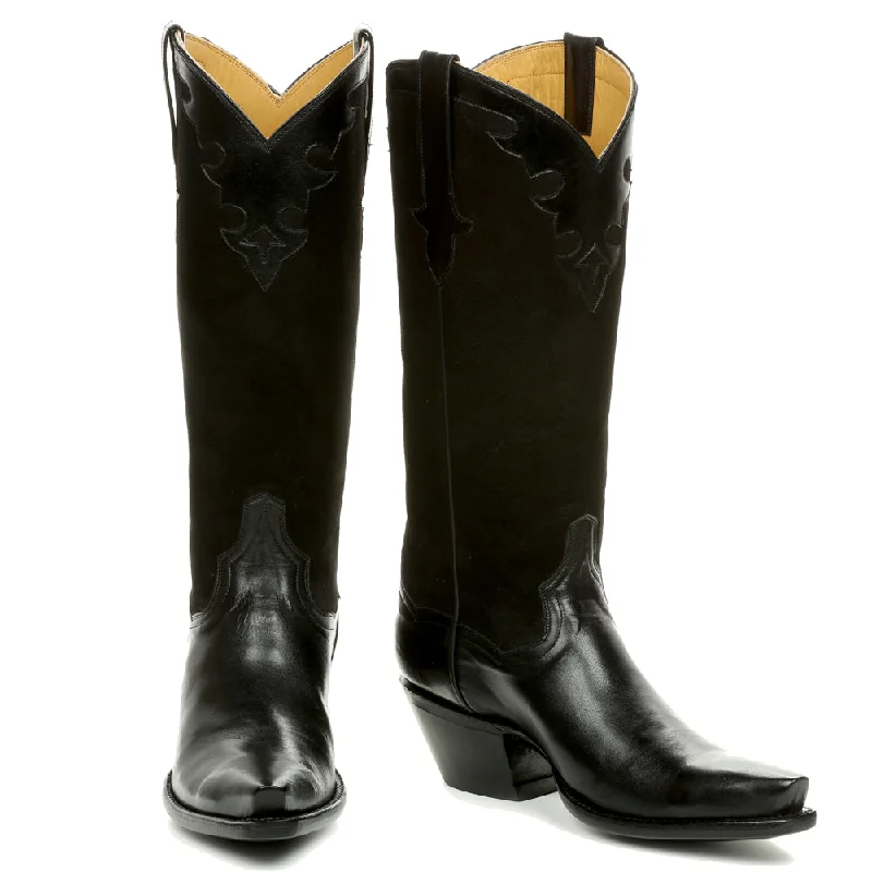 Little Black/Brown Boot 14" Zip - Up Boot Style  