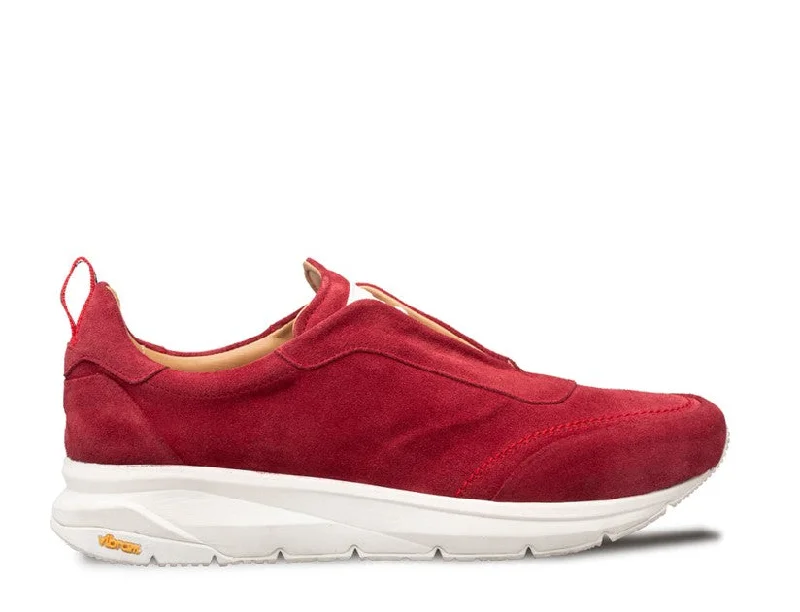 Mezlan "Alcoy" Sneaker-Red Upcycled Shoe Look  
