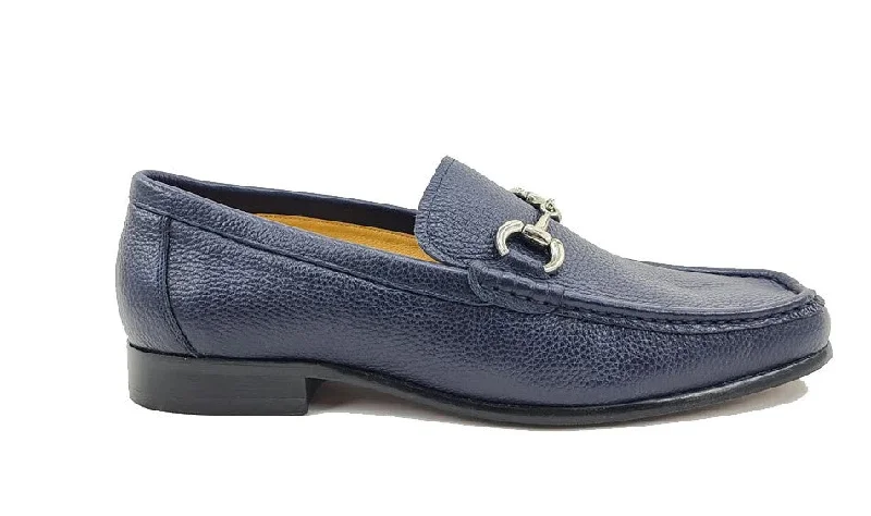 Style: 201-01-Navy Dressy Chelsea Boot Style 
