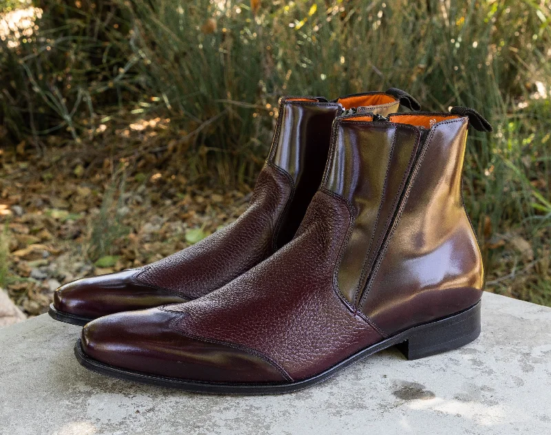 Style: 20467-Burgundy Desert Boot Utility Style  