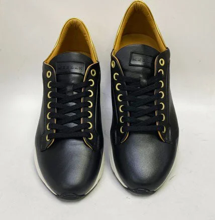 Style: 21281-Black/Gold Tassel Driving Shoe Look 