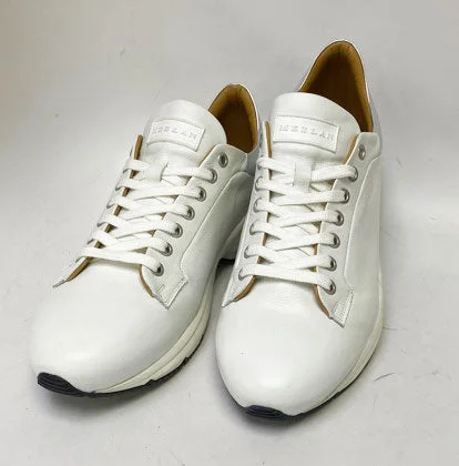 Style: 21281-White/Silver Leather Driving Shoe Style  