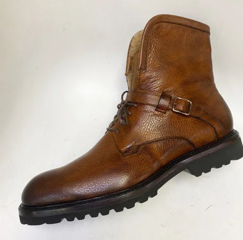 Style: 2433-1233B-Tan Business Monk Strap Style  
