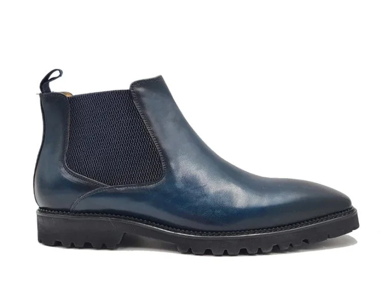 Style: 480-102-Navy Tailored Oxford Style 