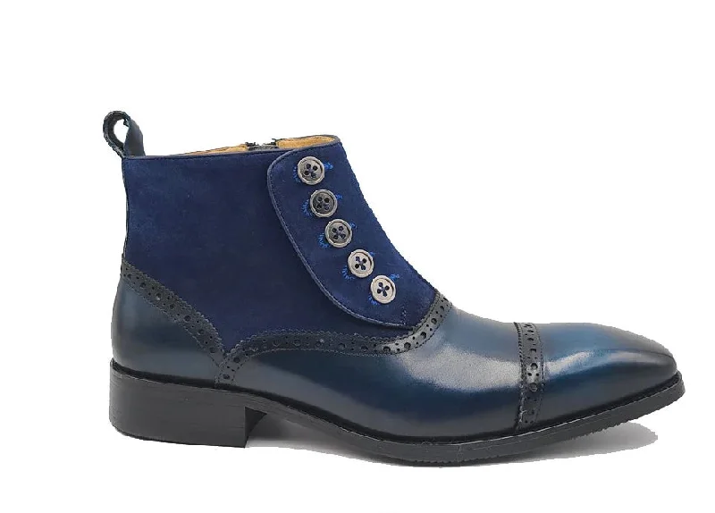Style: 503-20SC-Navy Quilted Shoe Design  