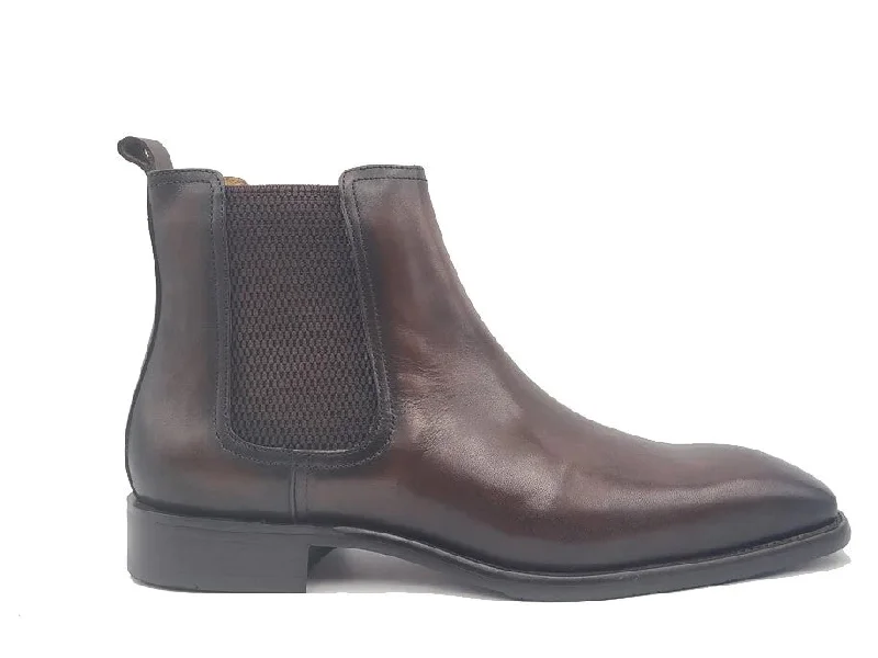 Style: 509-30-Brown Distressed Leather Shoe Style  