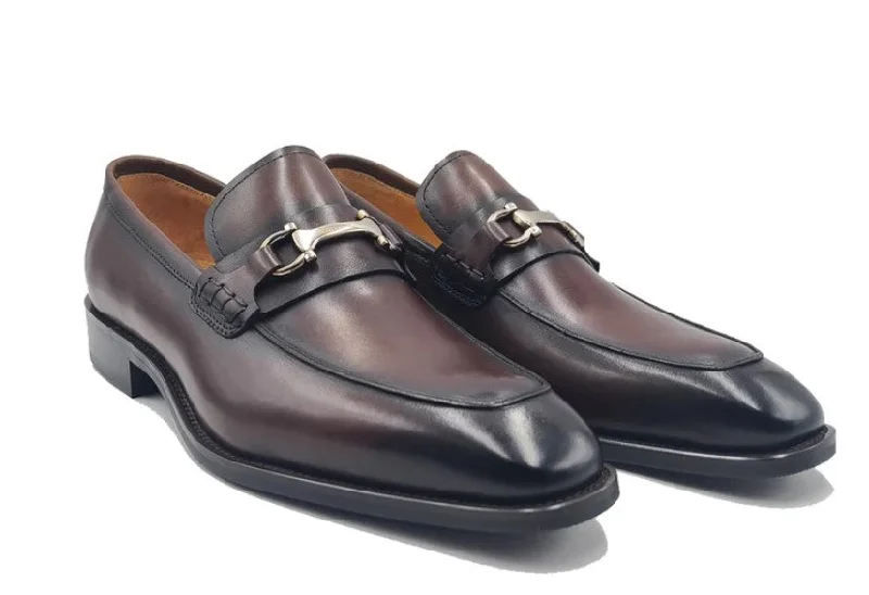 Style: 509-38-Brown Single - Buckle Monk Look  