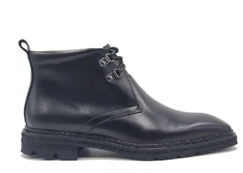 Style: 516-51-Black Beaded Moccasin Design 