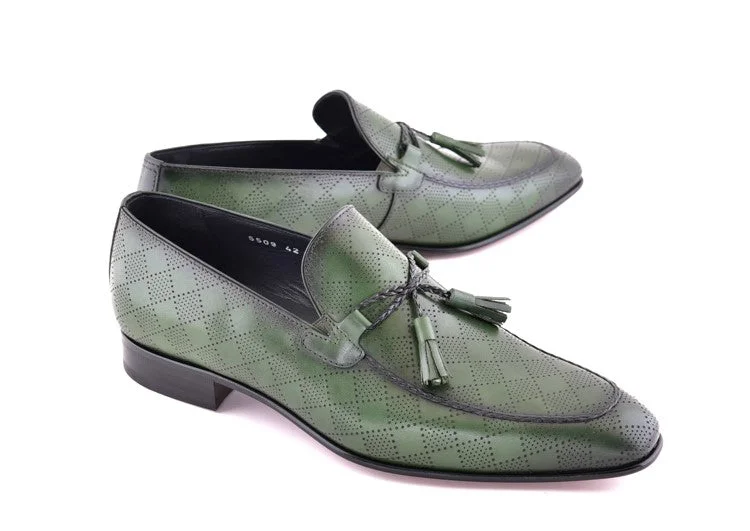 Style: 5509-Green Hemp - Material Shoe Style  