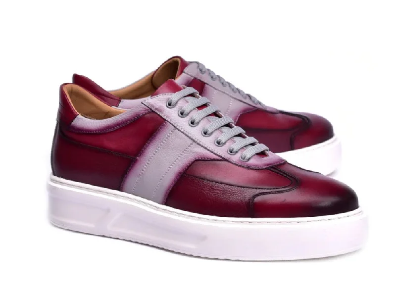Style: 5769-Burgundy Waterproof Hiking Boot Design  