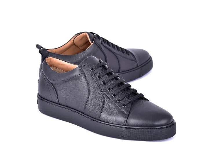 Style: 7233-Black Patchwork Shoe Aesthetic  
