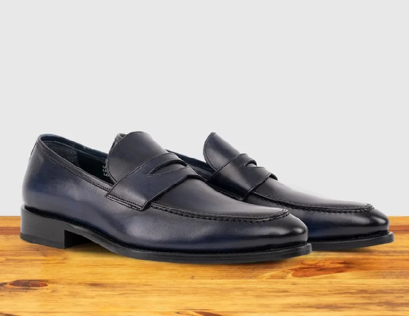 Style: 7730-Navy Art Deco - Inspired Shoe Look  