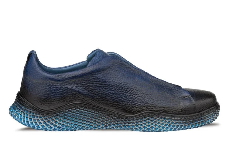 Style: Calico-Blue Ivy League Loafer Look 