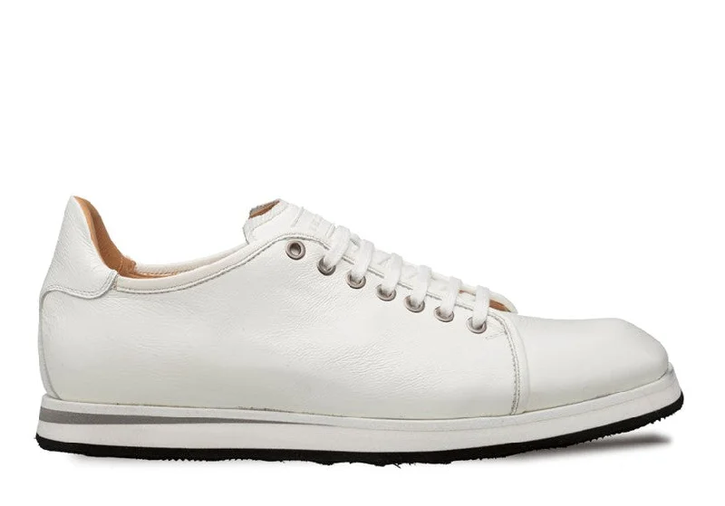 Mezlan "Cartuja" Sneaker-White Bespoke Shoe Aesthetic 