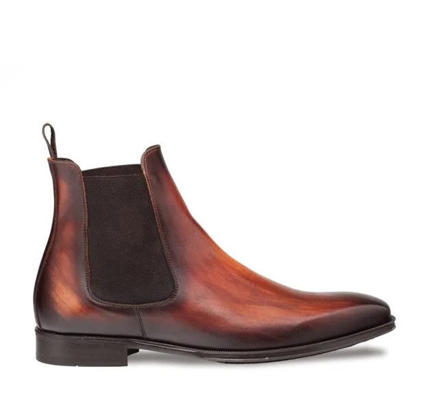 Style: Cervantes-Cognac/Rust Striped Shoe Style  