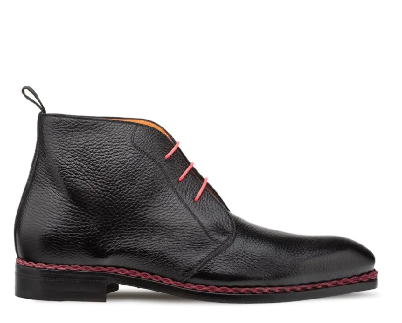 Style: Conqueror-Black Two - Tone Shoe Design  