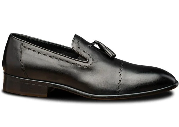 Style: H614-Black Comfortable Derby Style  
