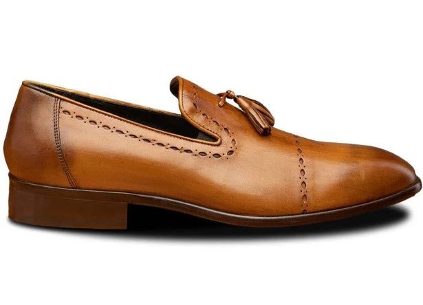 Style: H614-Chestnut Business Monk Strap Style  