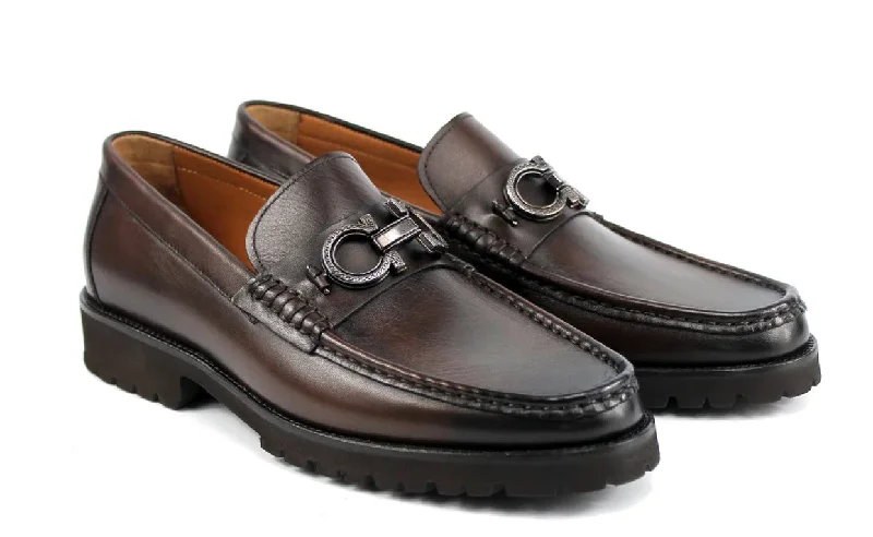Style: Newport-C179-Brown Ivy League - Inspired Derby Look 