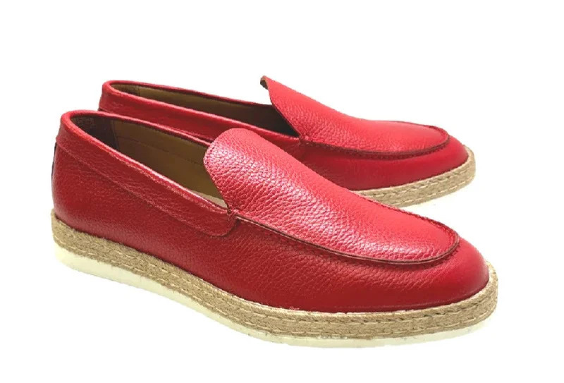 Style: Nuovo-Red Metallic Trim Shoe Design  