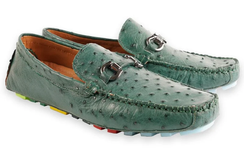 Style: Palm Beach-Green Embroidered Cowboy Boot Design  