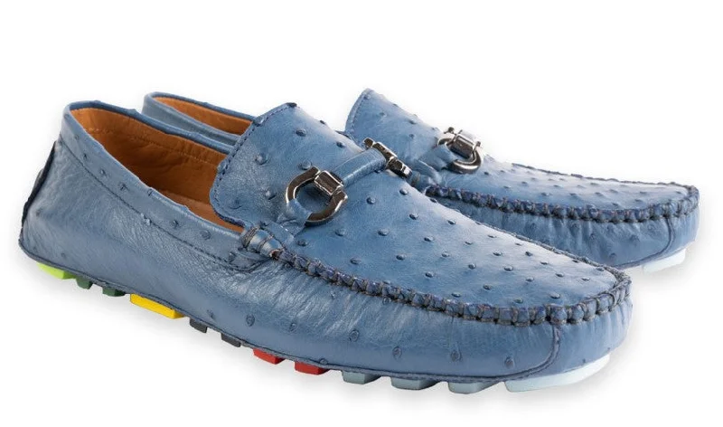 Style: Palm Beach-Ocean/Blue Memory - Foam Slipper Look  