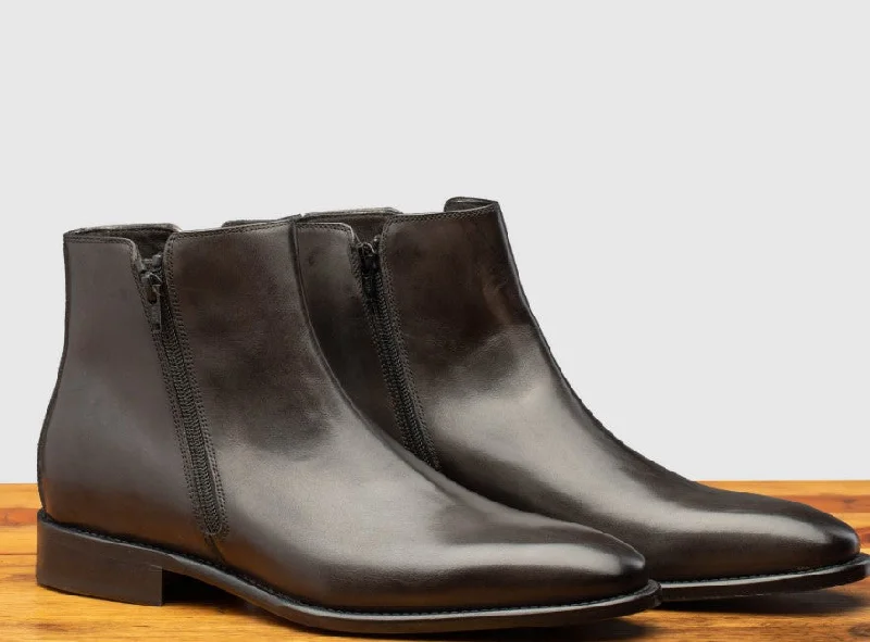 Style: Q337-Black Combat - Inspired Military Boot Look  