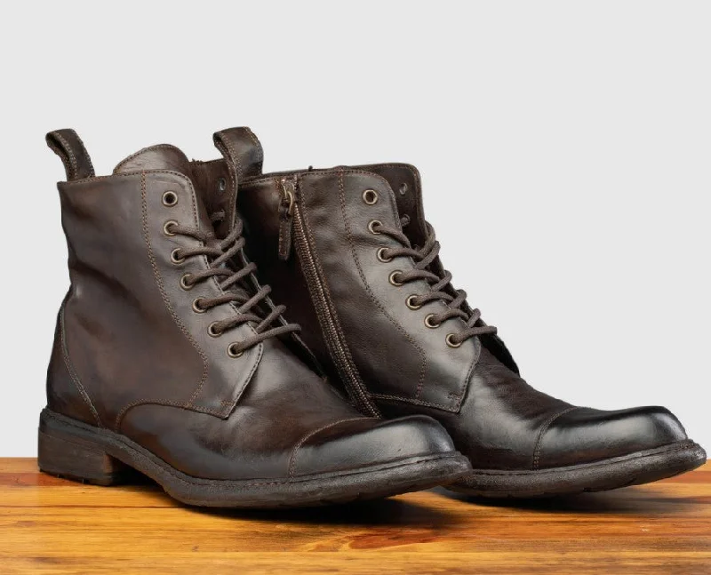 Style: Q549-Dark/Brown Suede Desert Boot 