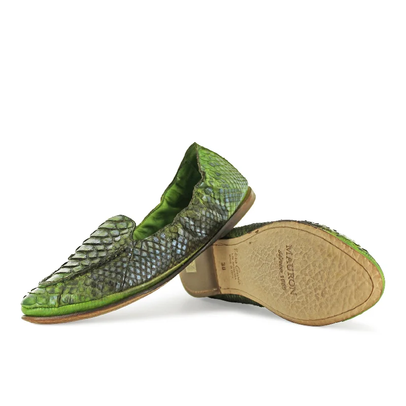 13/51 - Pitone Verde Combat - Inspired Military Boot Look  