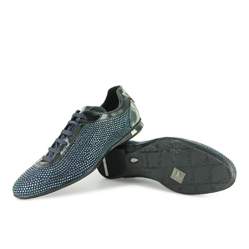17242 - Blue Crystal Elastic - Sided Chelsea Look  