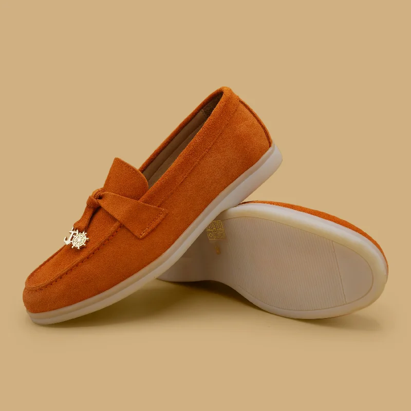 179 - Tangerine Monochromatic Shoe Look  