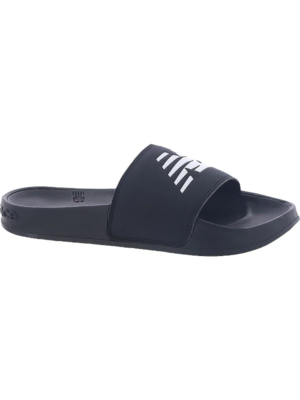 200 Slide Womens Slip On Athletic Pool Slides Combat - Inspired Military Boot Look  