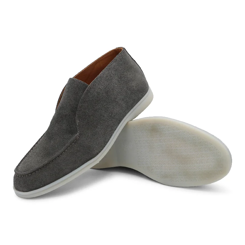 5514 - Grey Comfortable Derby Style  
