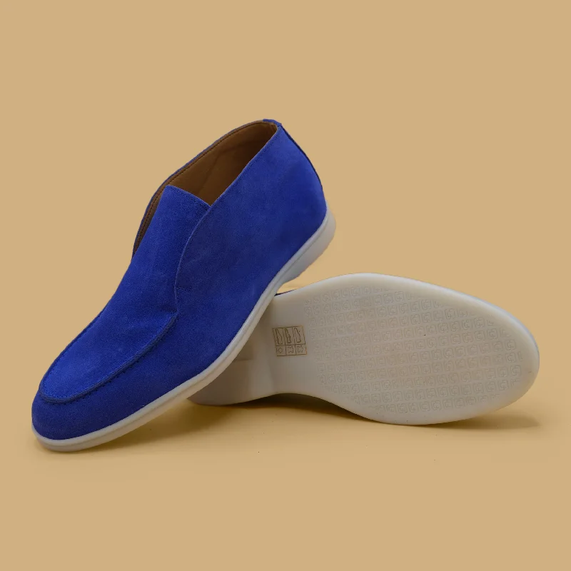 5514 - Royal Blue Desert Boot Utility Style  