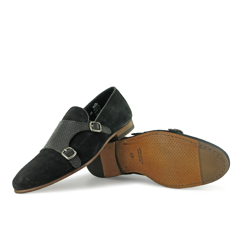 C246 - Velour Nero Suede Desert Boot 